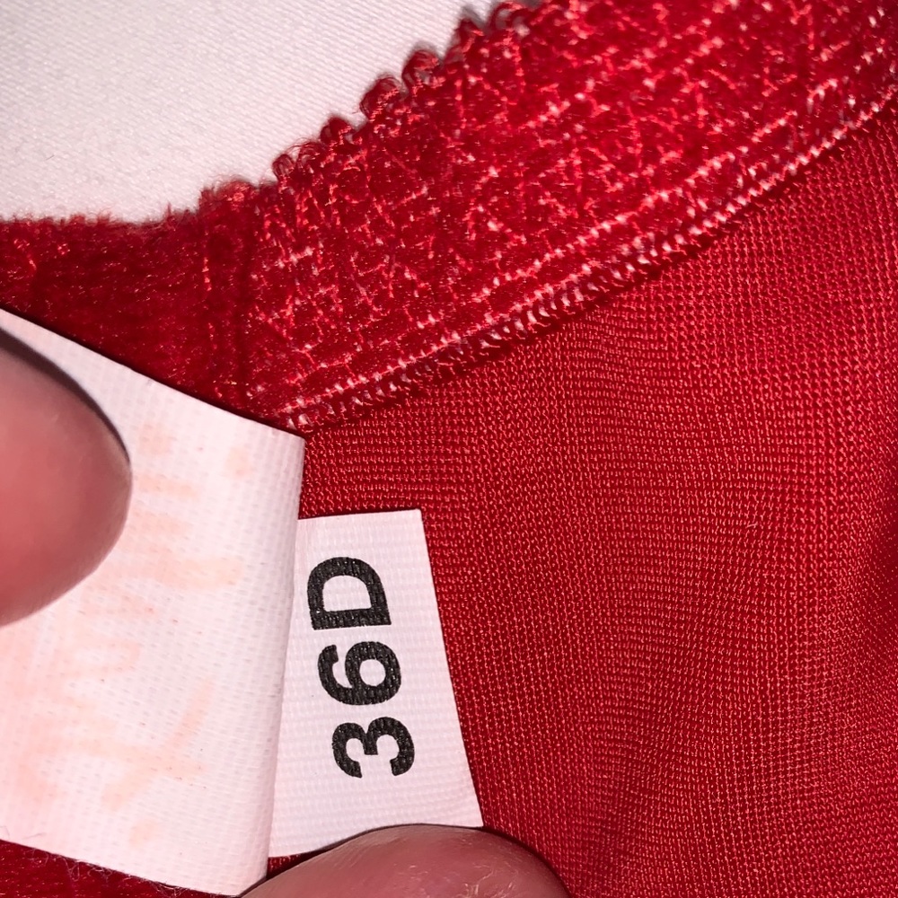 Silk/ Satin red corset - Picture 5 of 8